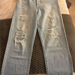 Levi's Classic Light Blue Straight Leg Jeans